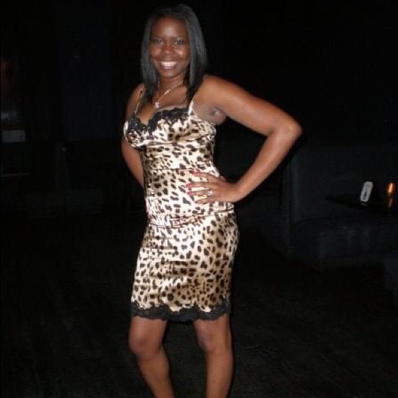 Leopard Spaghetti strap cami dress - Picture 5 of 5